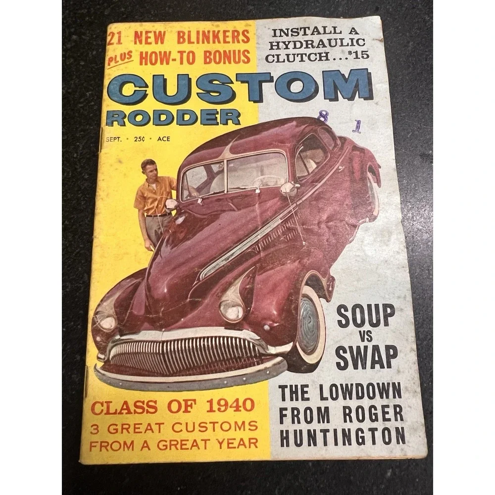 Vtg Hot Rod & Custom Car Magazine Lot 1957–1961‎ Custom Rodder, Rod & Custom
